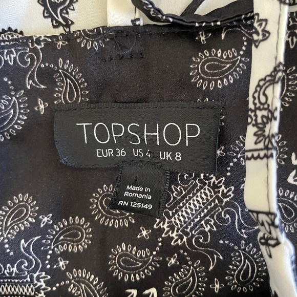 Topshop paisley midi dress 🦁 beautiful dress, but is to small for me 😞 - Picture 3 of 6